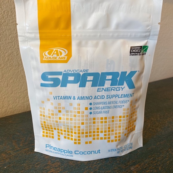 SOLD OUT Advocare Spark Pineapple Coconut 14 pack single serve - Picture 3 of 4
